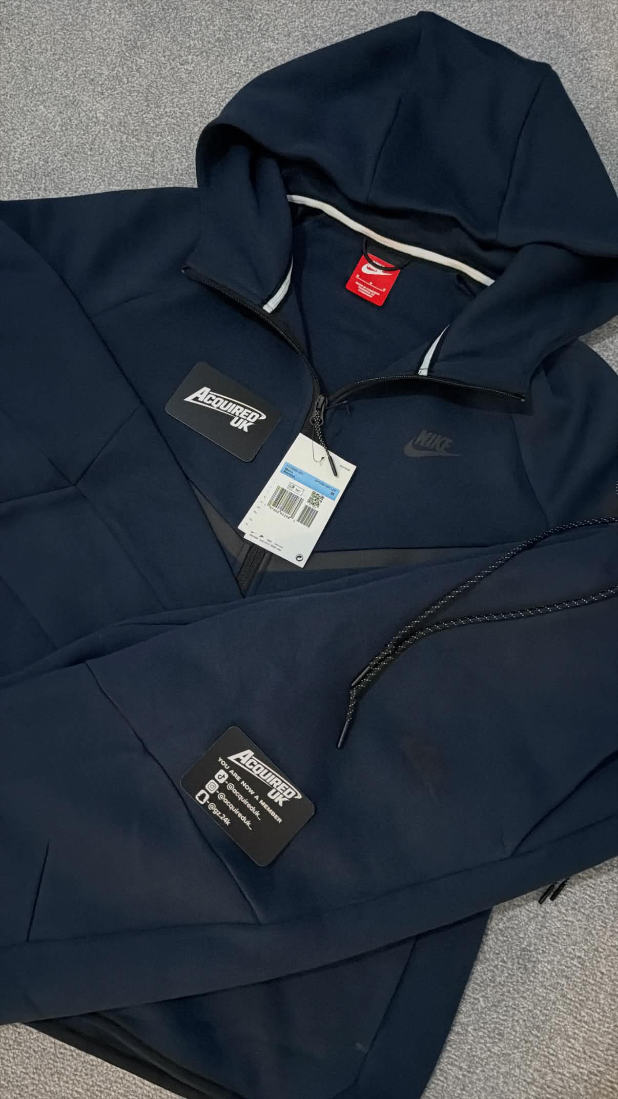 Nike Tech Fleece Tracksuit 'Navy'